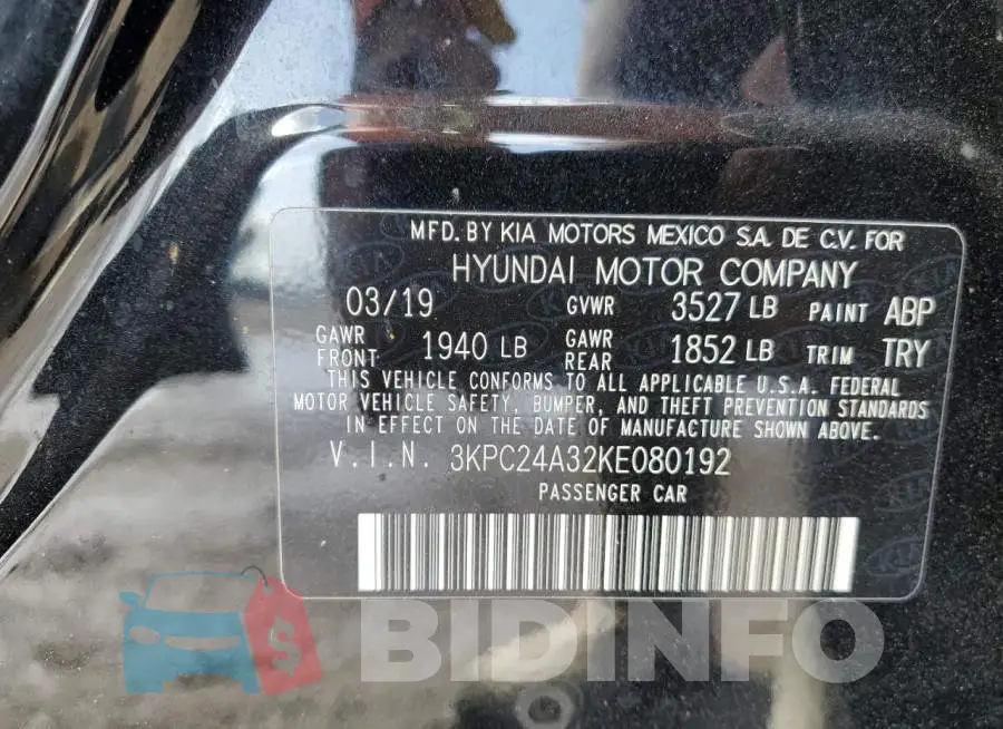 3KPC24A32KE080192 Photo# 12