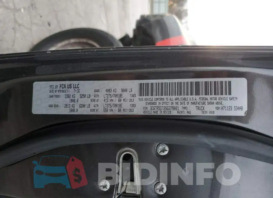 3C6TR5DT2GG379021 Photo# 12