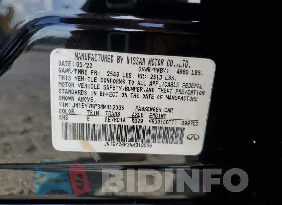 JN1EV7BP3NM312035 Photo# 12
