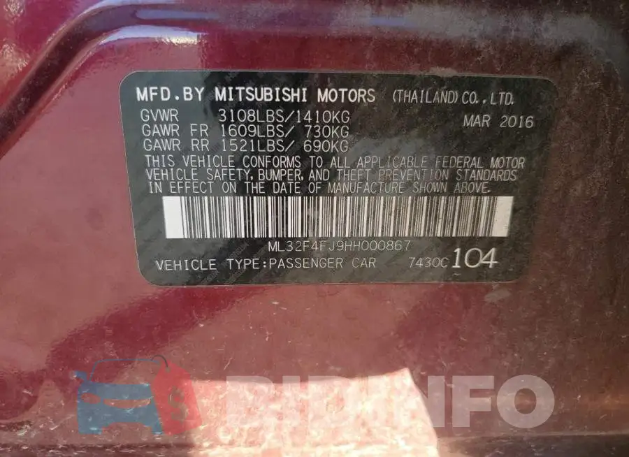 ML32F4FJ9HH000867 Photo# 12