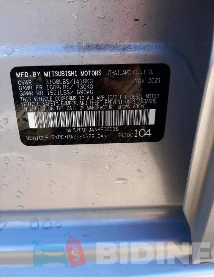 ML32FUFJ4NHF02538 Photo# 12