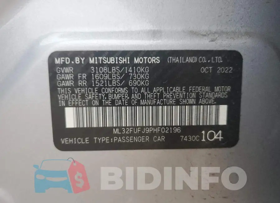 ML32FUFJ9PHF02196 Photo# 12