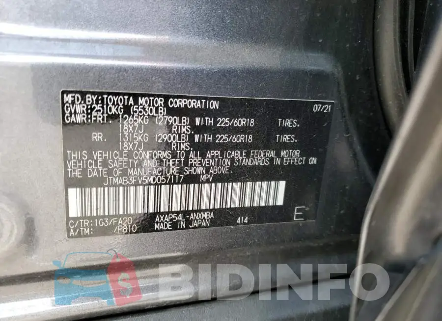 JTMAB3FV5MD057117 Photo# 14