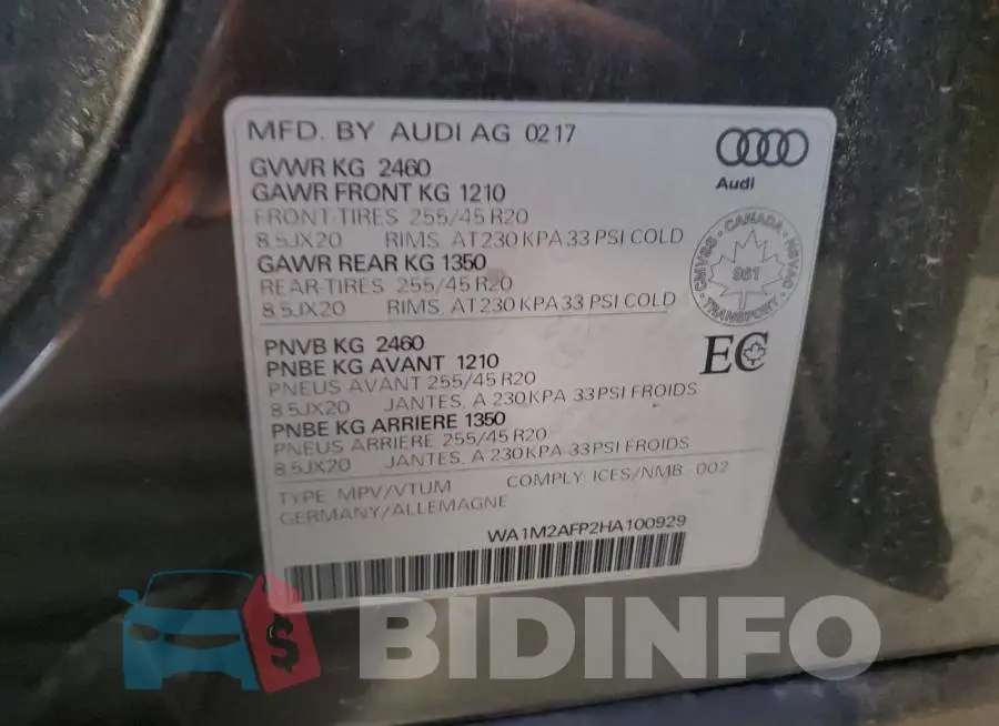 WA1M2AFP2HA100929 Photo# 14