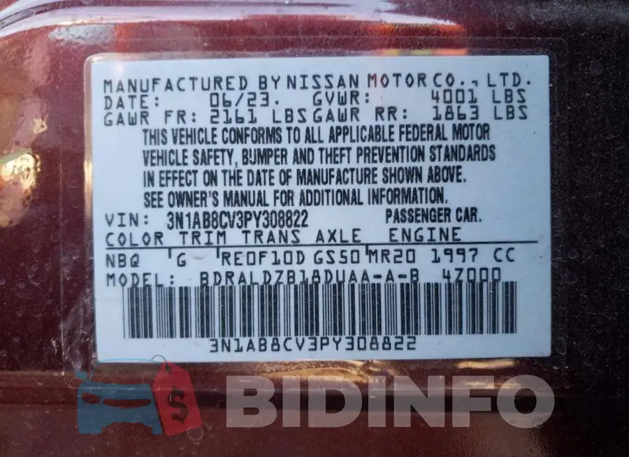 3N1AB8CV3PY308822 Photo# 12