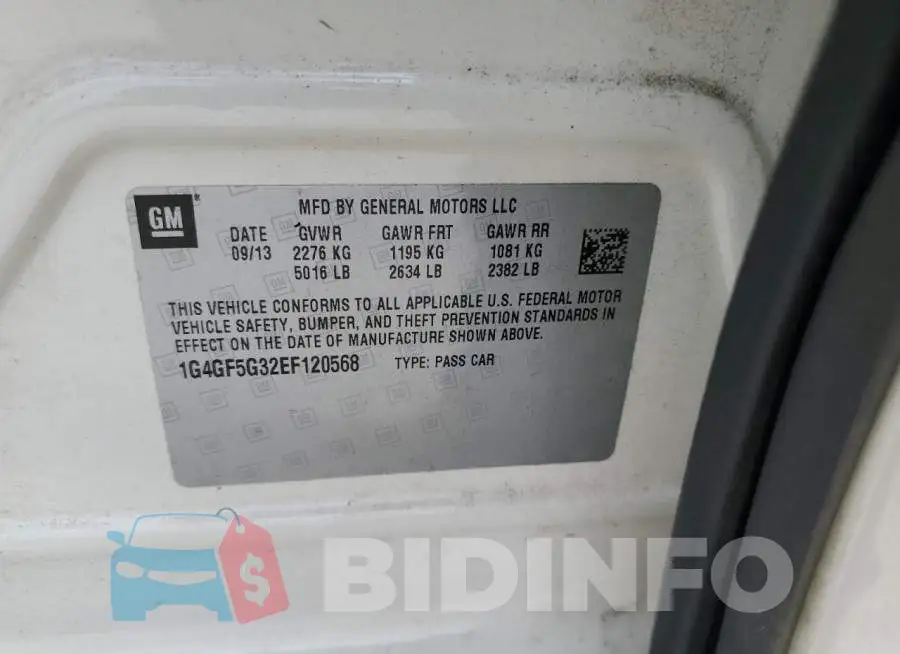 1G4GF5G32EF120568 Photo# 12