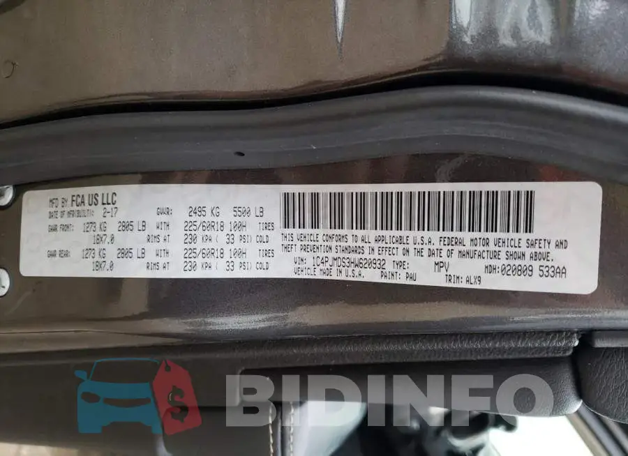 1C4PJMDS3HW620932 Photo# 12
