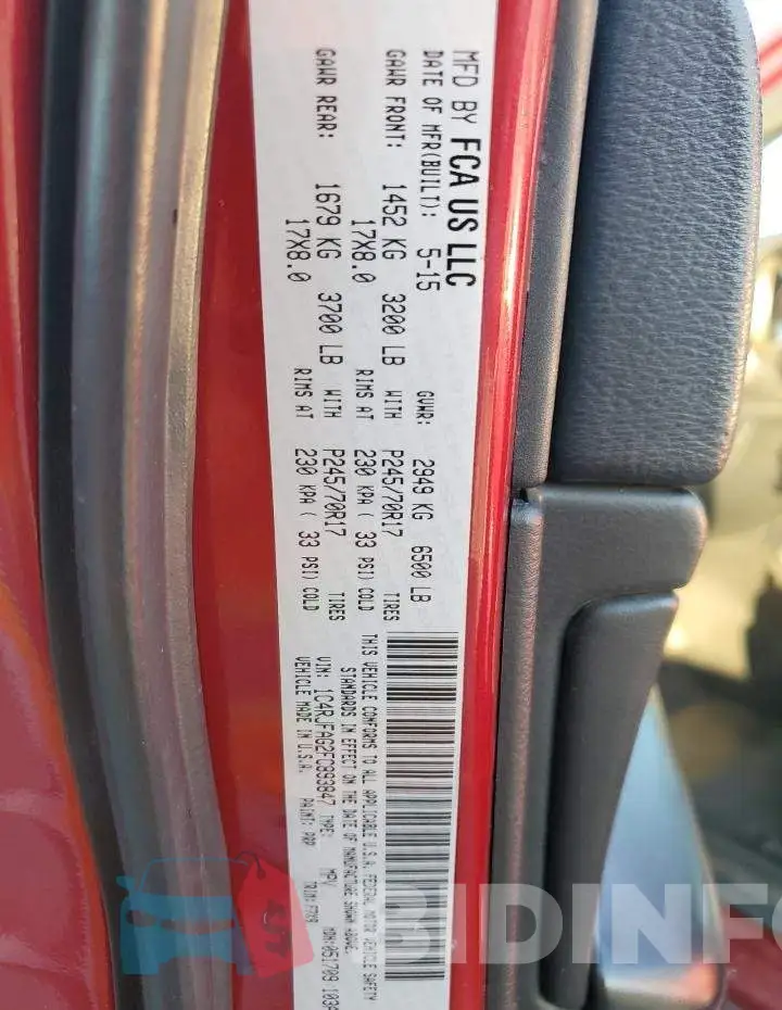 1C4RJFAG2FC893847 Photo# 12