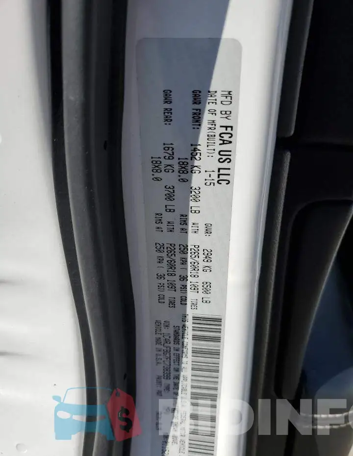 1C4RJFBG7FC738399 Photo# 13