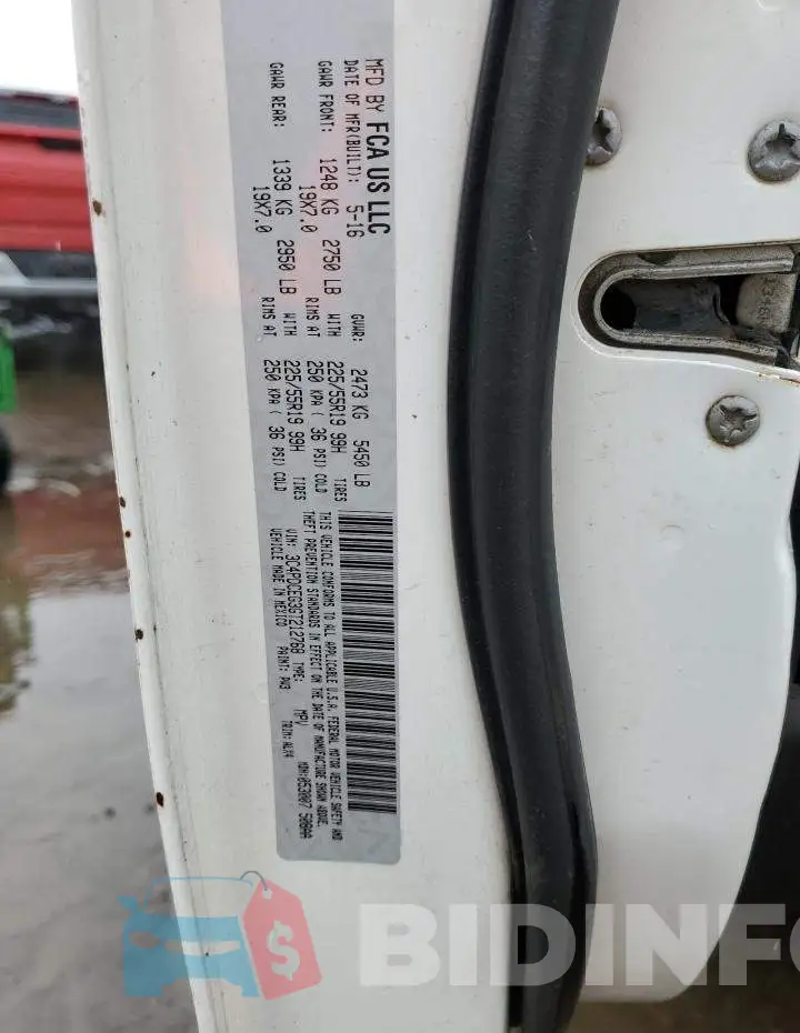 3C4PDCEG3GT212768 Photo# 13