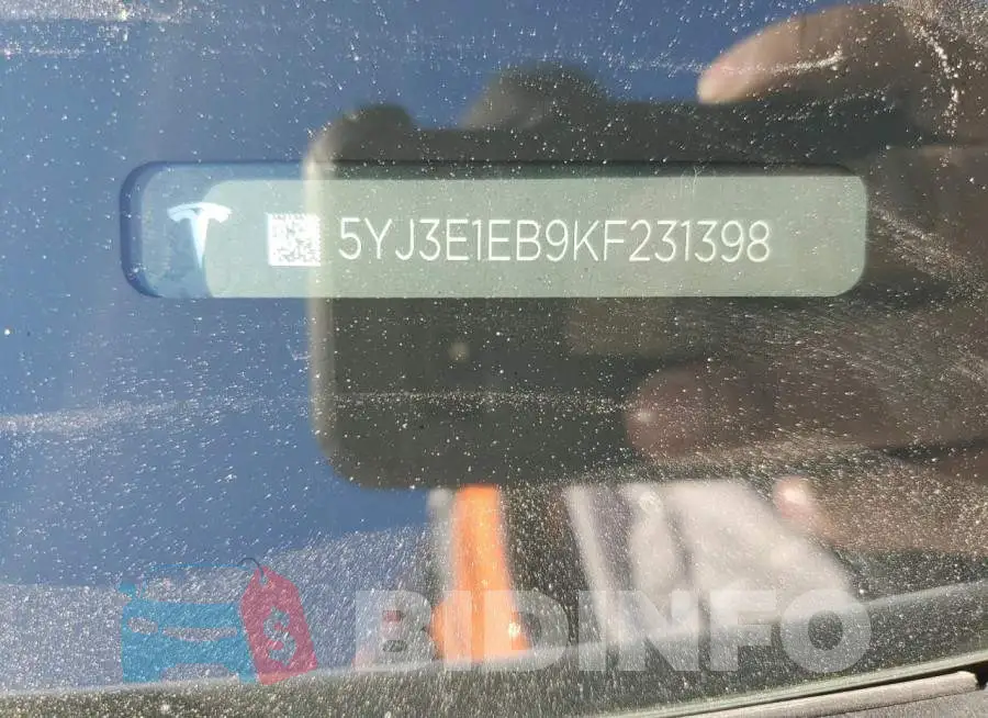 5YJ3E1EB9KF231398 Photo# 12