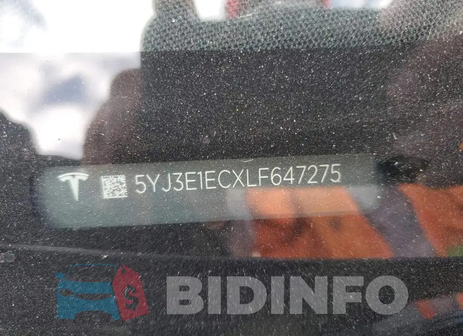 5YJ3E1ECXLF647275 Photo# 12