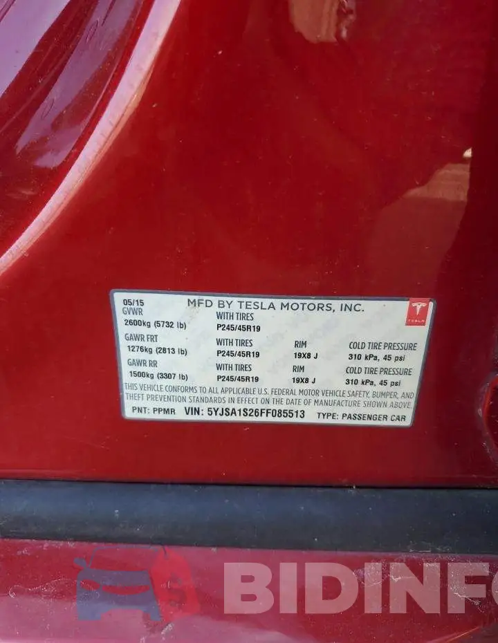 5YJSA1S26FF085513 Photo# 12