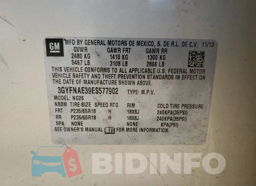 3GYFNAE39ES577902 Photo# 13