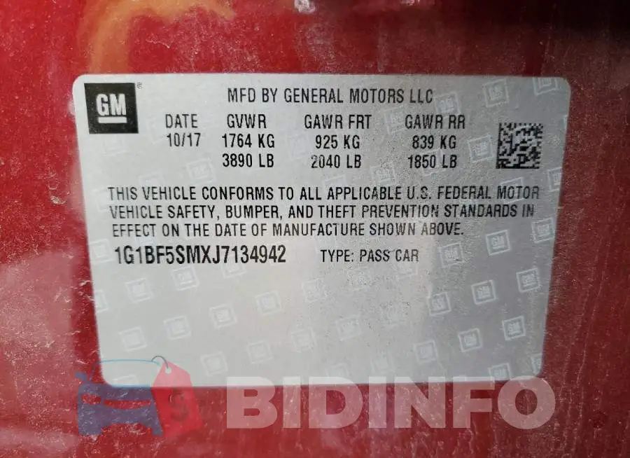1G1BF5SMXJ7134942 Photo# 12