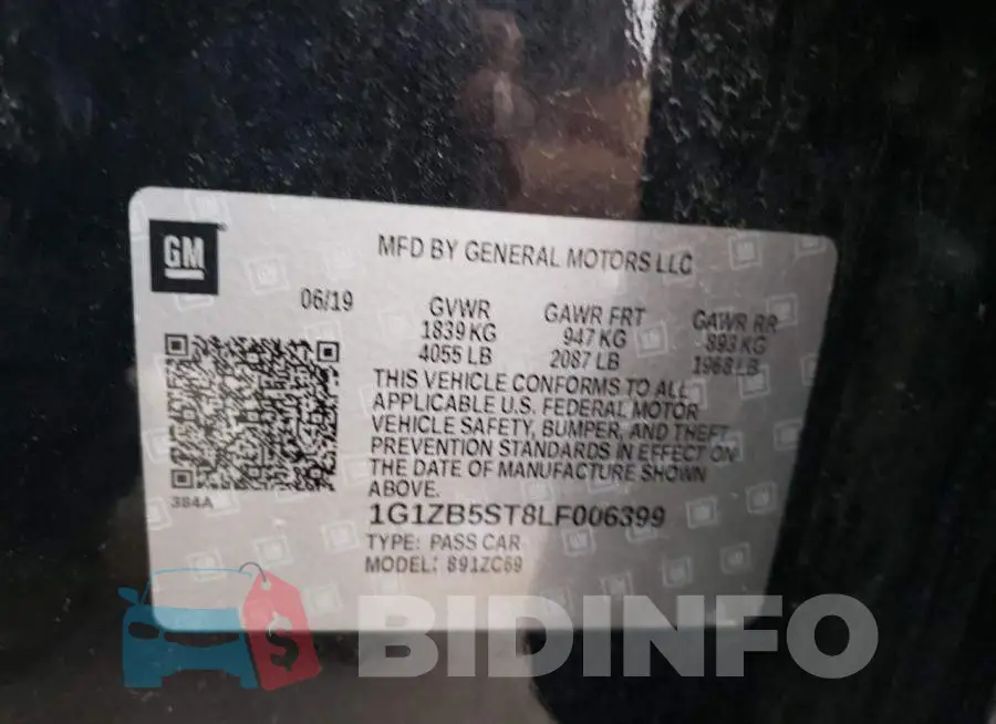 1G1ZB5ST8LF006399 Photo# 12