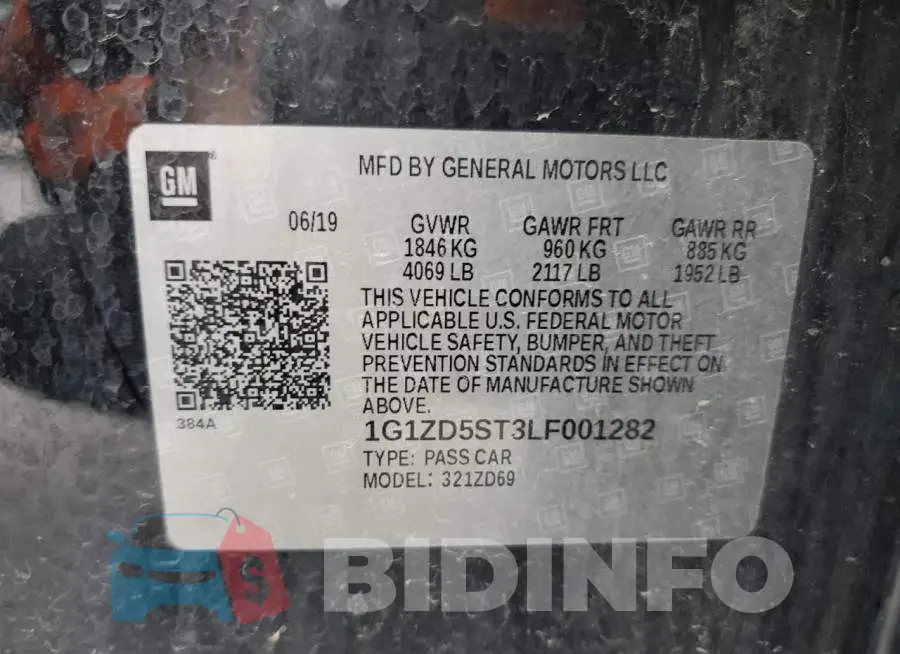 1G1ZD5ST3LF001282 Photo# 12