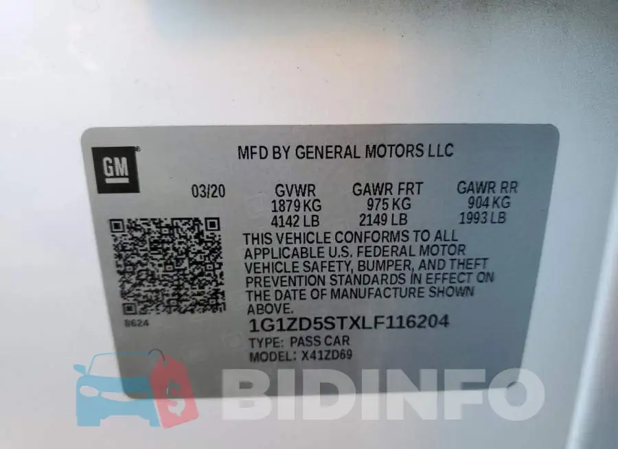 1G1ZD5STXLF116204 Photo# 12