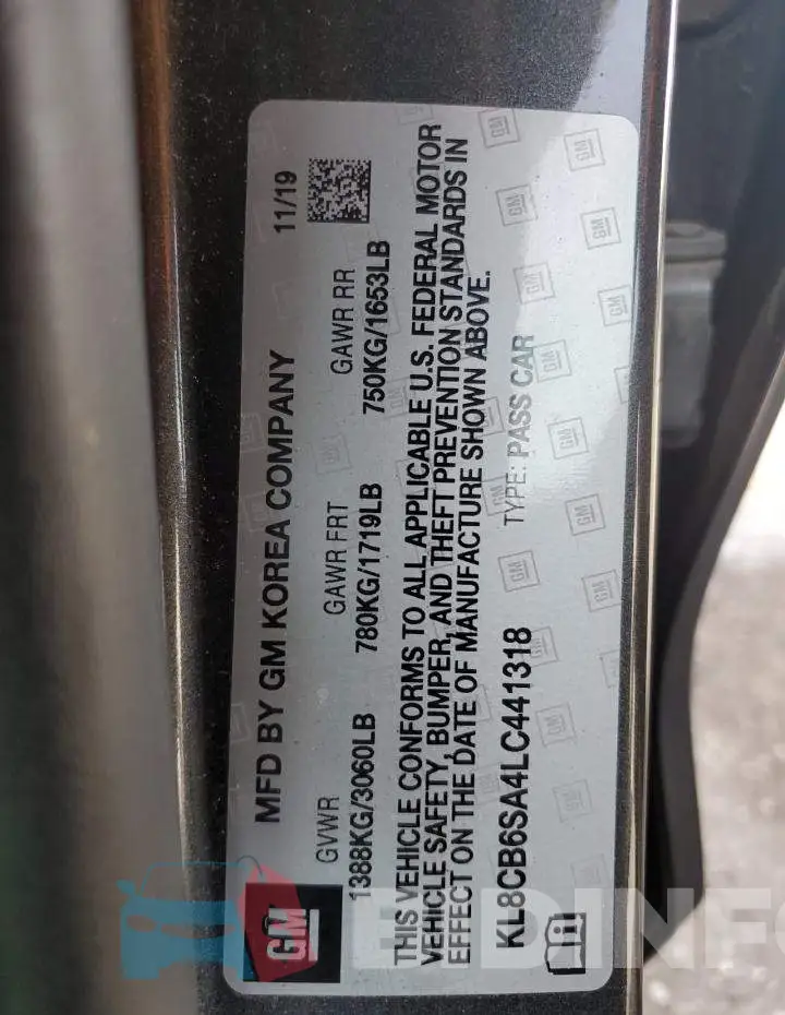 KL8CB6SA4LC441318 Photo# 12