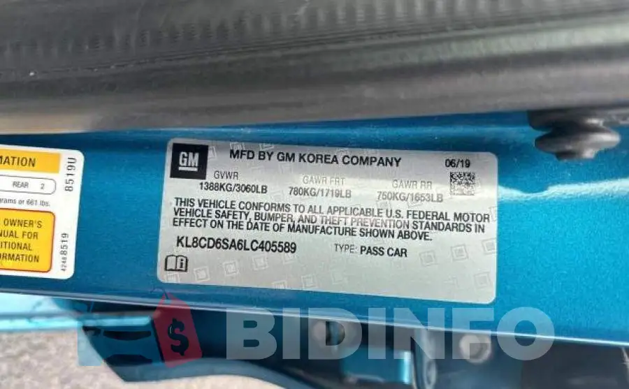 KL8CD6SA6LC405589 Photo# 10