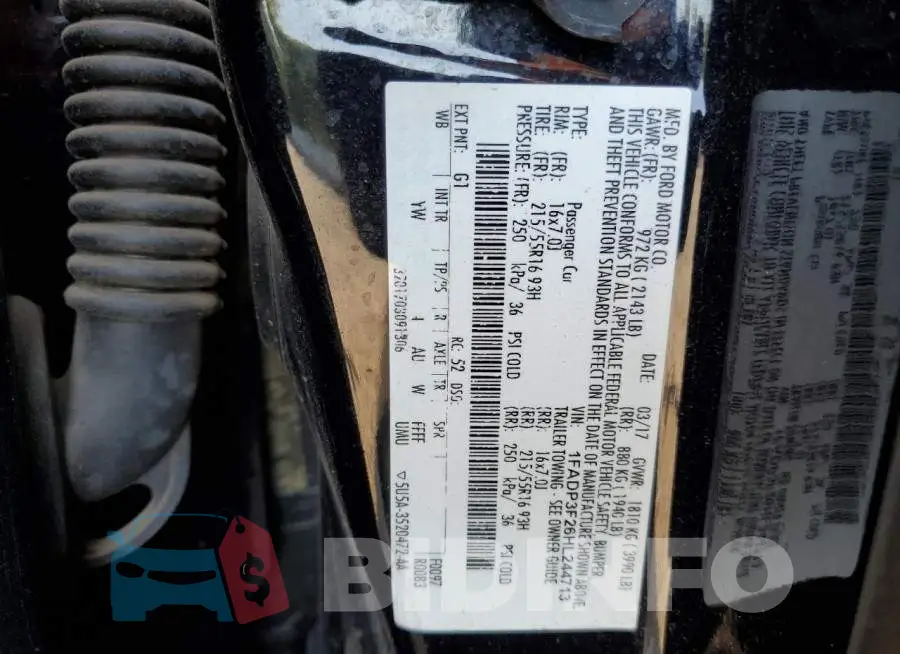 1FADP3F26HL244713 Photo# 12