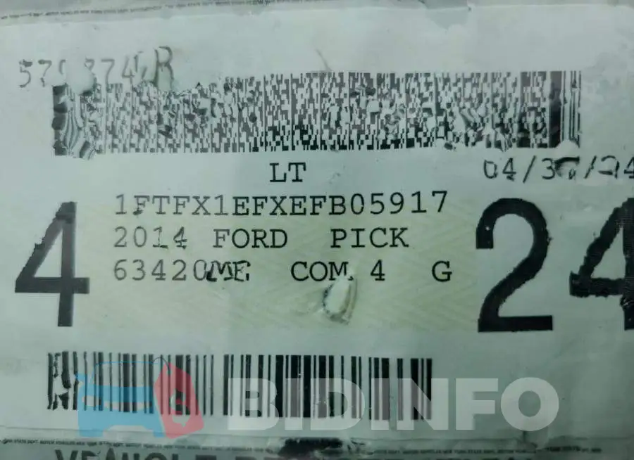 1FTFX1EFXEFB05917 Photo# 12