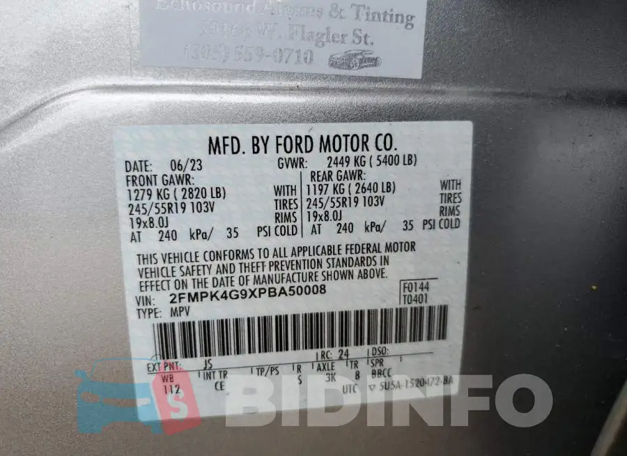 2FMPK4G9XPBA50008 Photo# 13