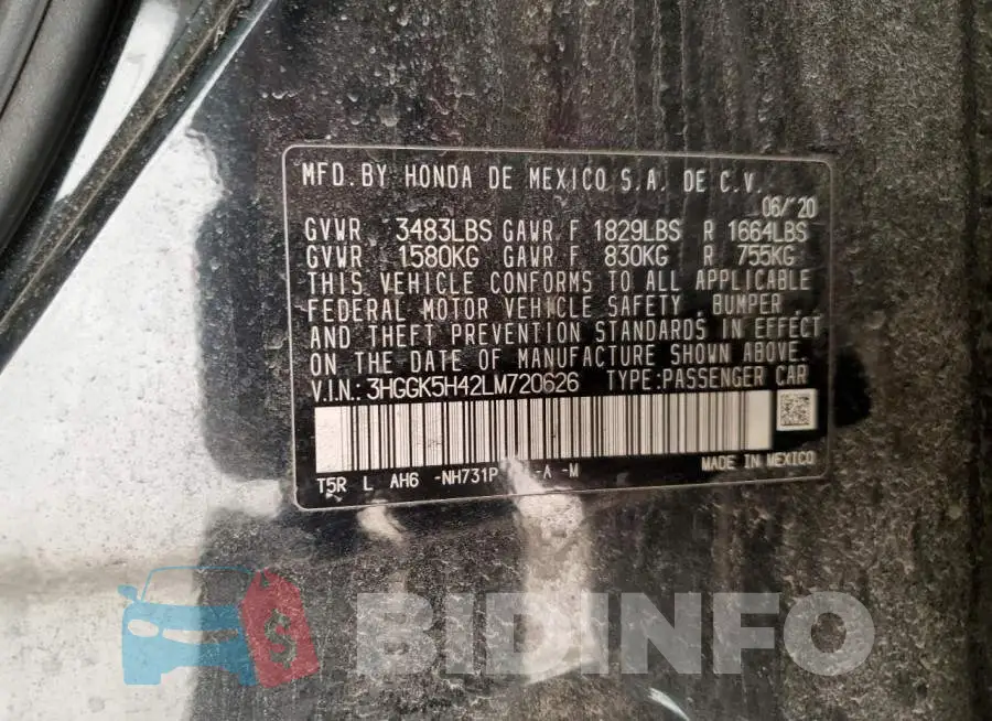 3HGGK5H42LM720626 Photo# 13