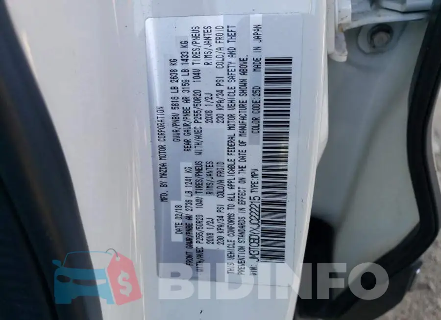 JM3TCBDYXJ0222215 Photo# 12