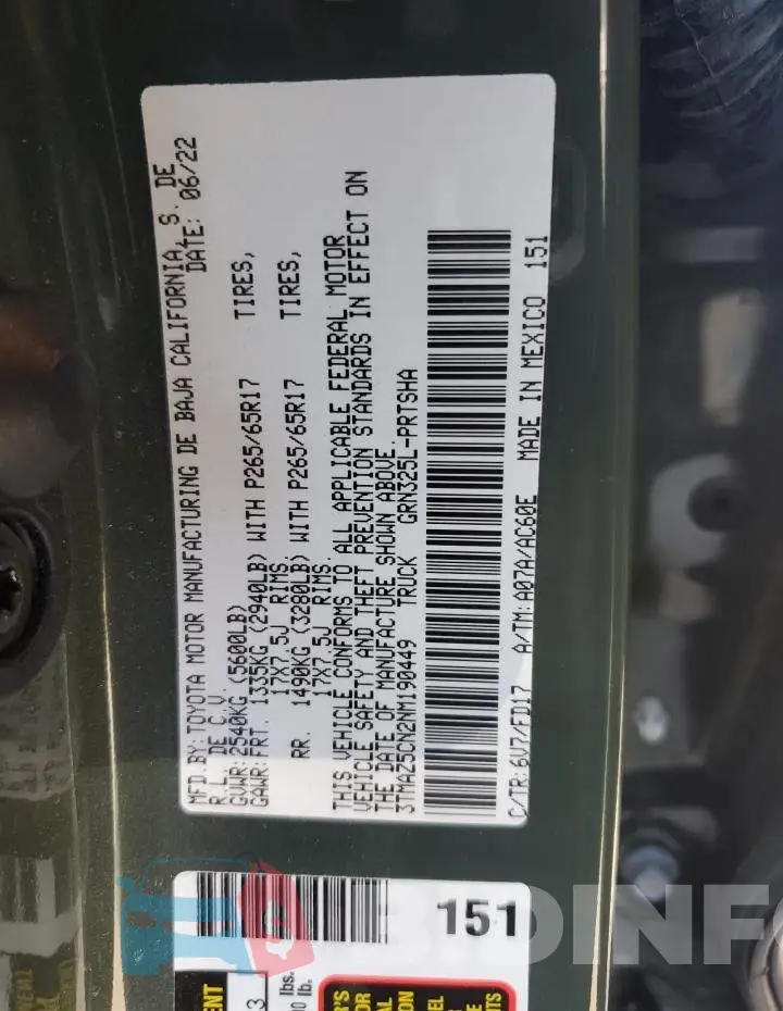 3TMAZ5CN2NM190449 Photo# 13