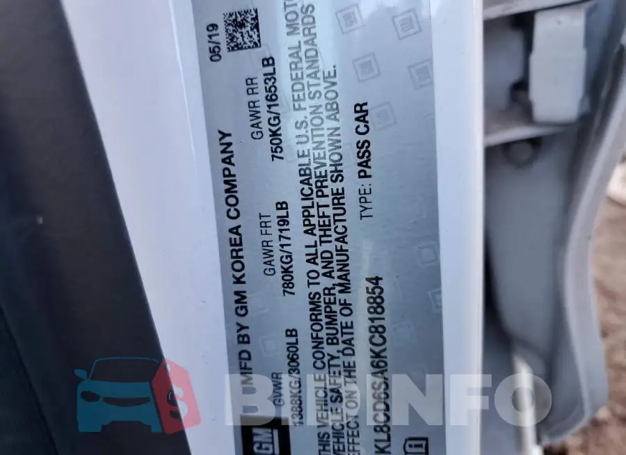 KL8CD6SA6KC818854 Photo# 12