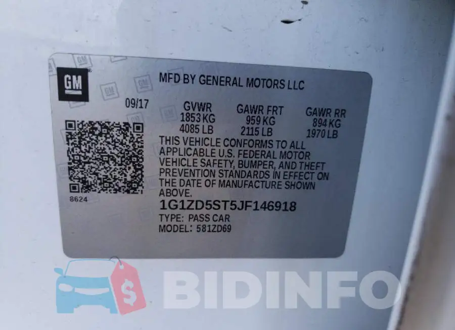 1G1ZD5ST5JF146918 Photo# 12