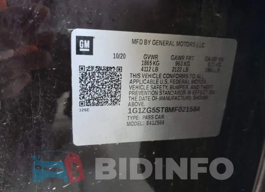 1G1ZG5ST8MF021584 Photo# 13