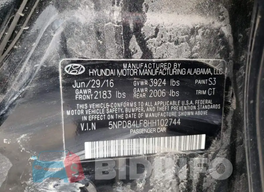 5NPD84LF8HH102744 Photo# 12
