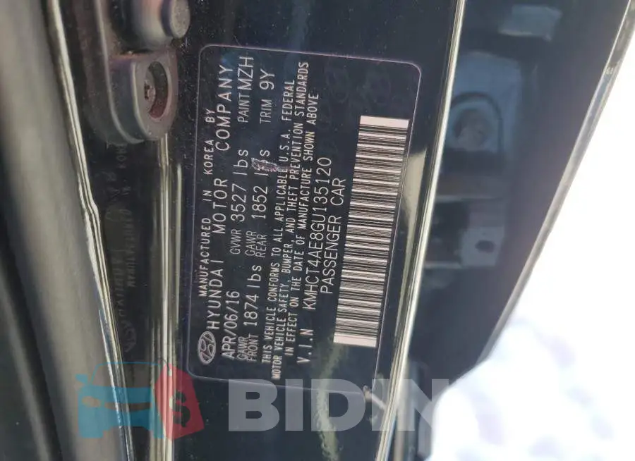 KMHCT4AE8GU135120 Photo# 12