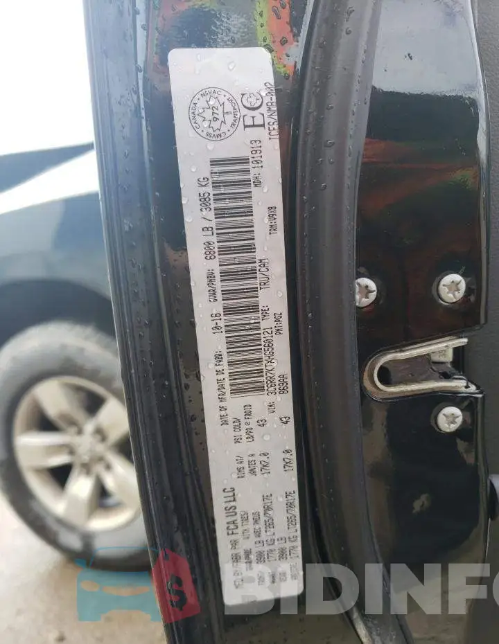 3C6RR7KTXHG560121 Photo# 13