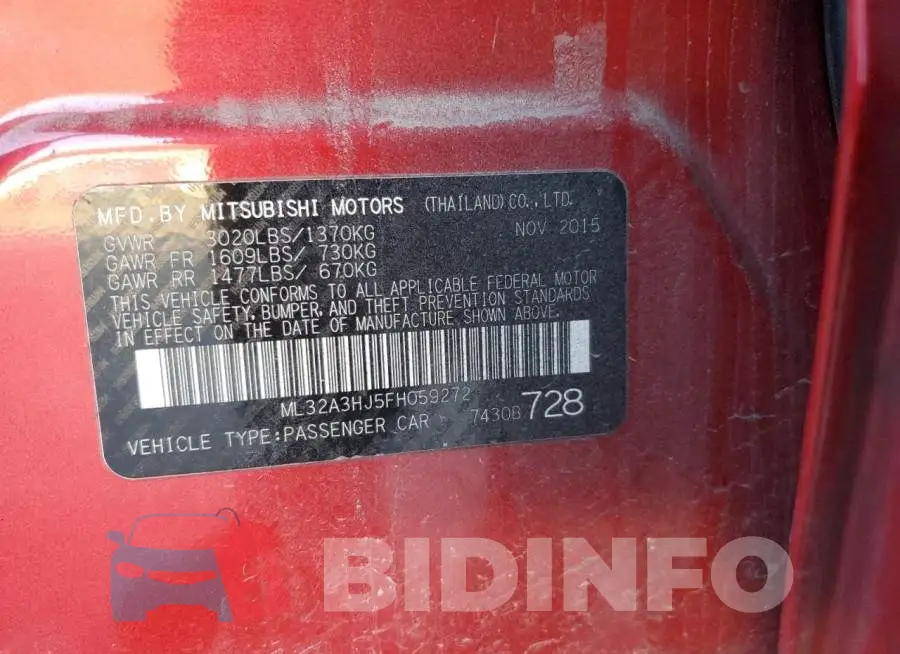 ML32A3HJ5FH059272 Photo# 12