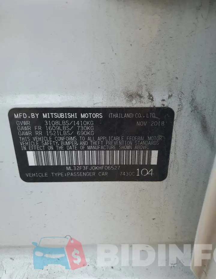 ML32F3FJ0KHF06527 Photo# 12