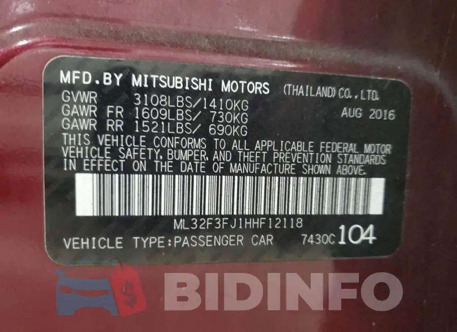 ML32F3FJ1HHF12118 Photo# 12