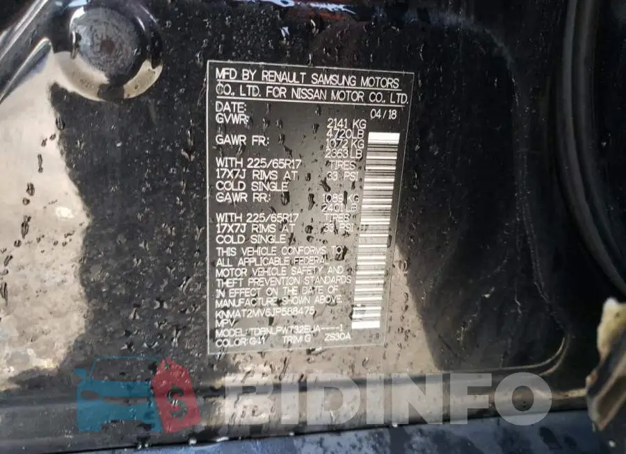 KNMAT2MV6JP588475 Photo# 12