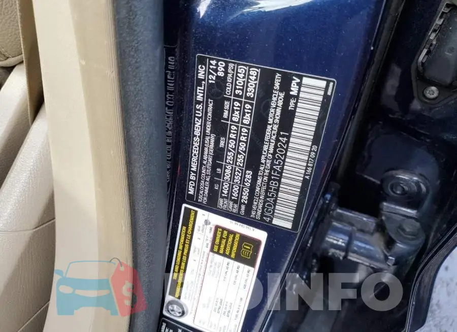 4JGDA5HB1FA520241 Photo# 13