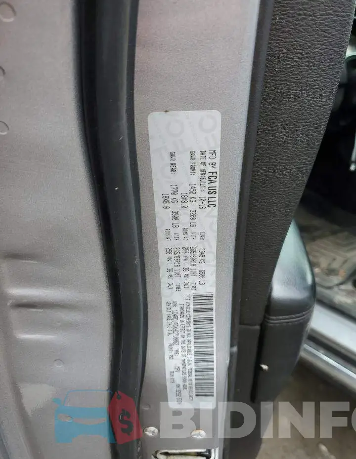 1C4RDJAGXHC710062 Photo# 12