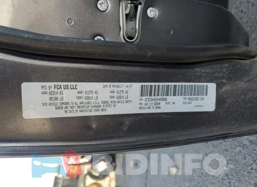 2C3CDXHG3HH598866 Photo# 13