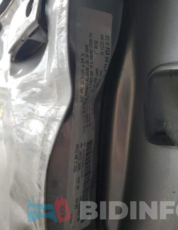 2C3CDXHG6GH112744 Photo# 12