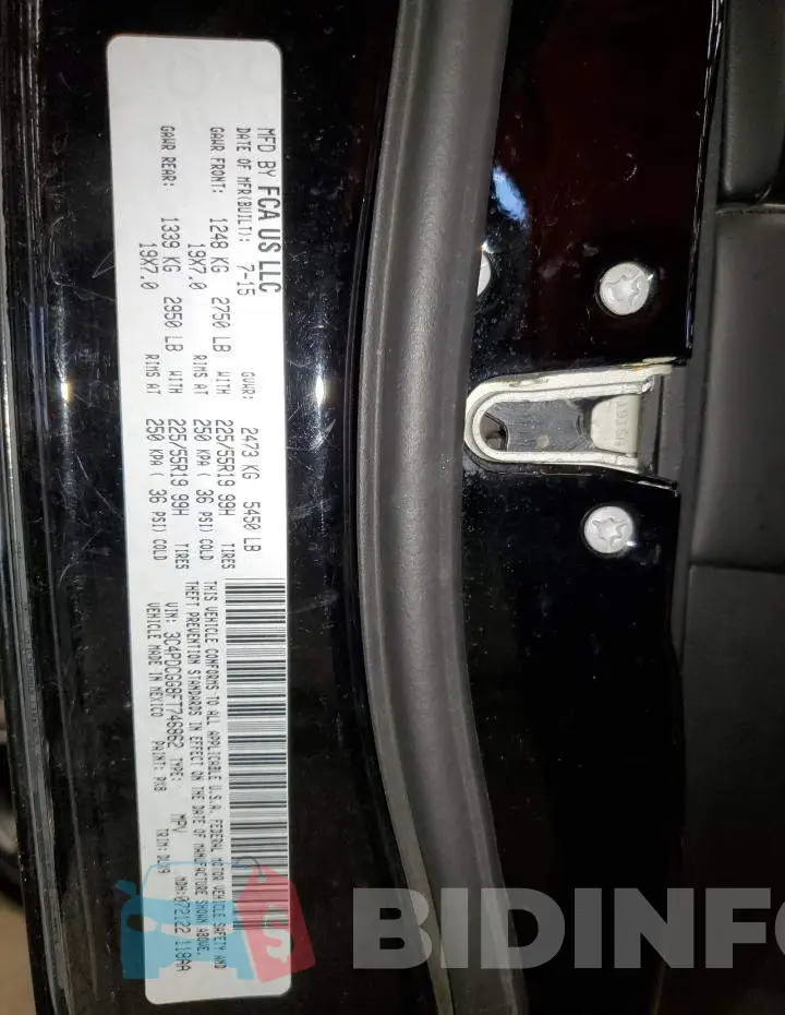 3C4PDCGG8FT746862 Photo# 13
