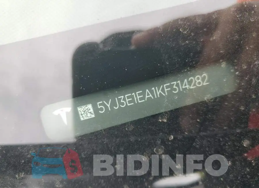 5YJ3E1EA1KF314282 Photo# 12