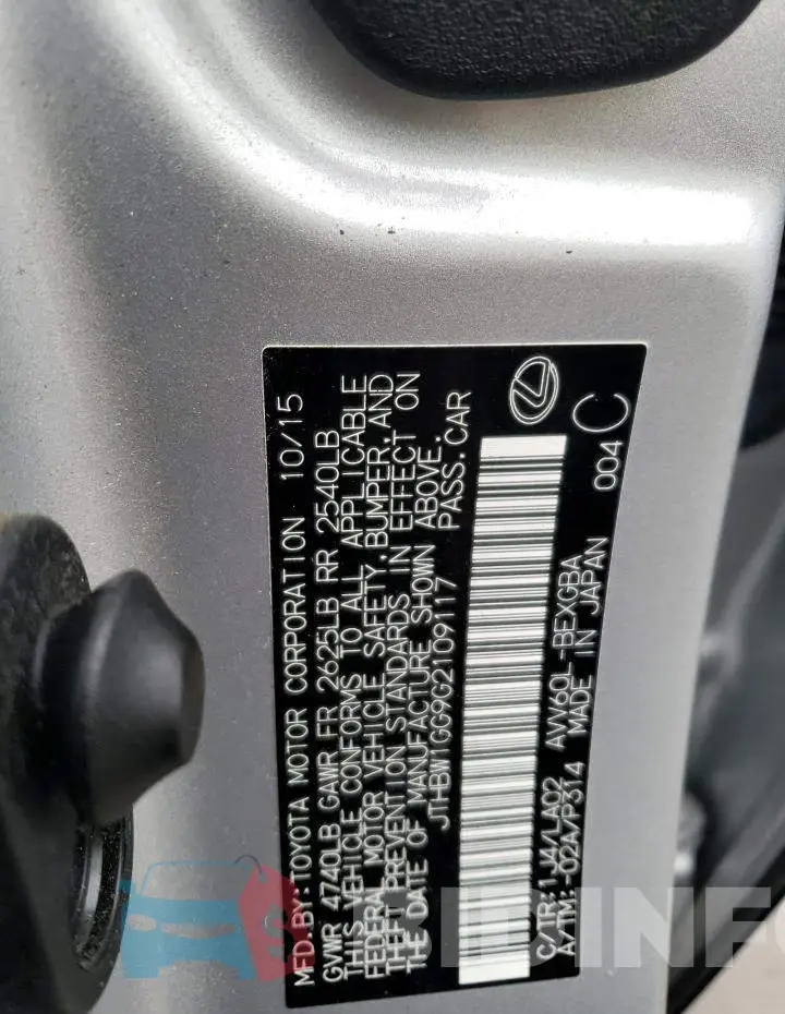 JTHBW1GG9G2109117 Photo# 13