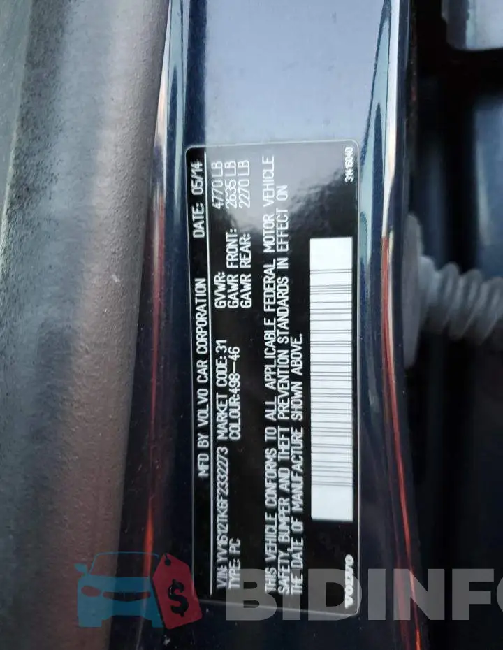 YV1612TK6F2332273 Photo# 12