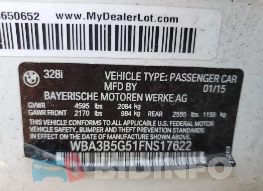 WBA3B5G51FNS17622 Photo# 12