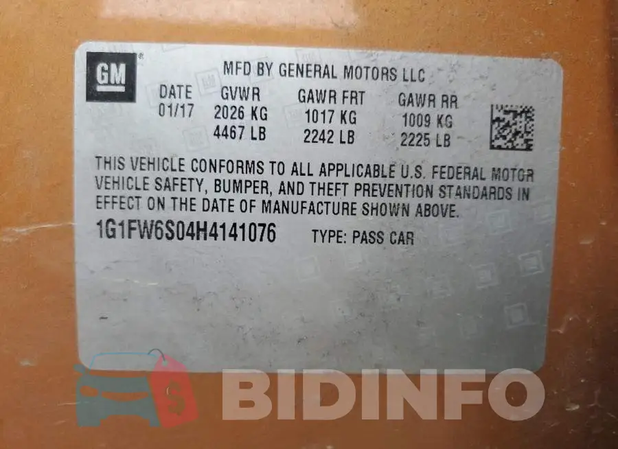 1G1FW6S04H4141076 Photo# 13